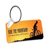 1.25"x3" Key Chain Rectangle FR Plastic - Unisub