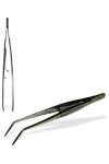 TWEEZERS 6" BENT w/Lock