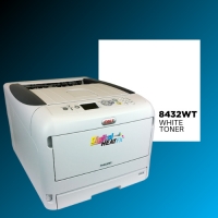 8432WT - Printer Toner - White