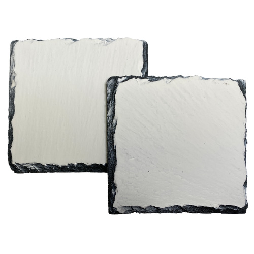 What is Blank Square Sublimation Rock Slate with Stand