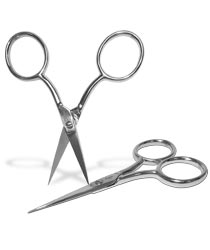 Gingher 4 in. Large Handle Embroidery Scissors