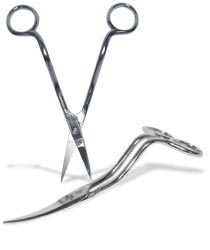 Gingher 6 Inch Double Curved Embroidery Scissor