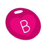 50ct/Case Sports Bag Tag 4" Round - Unisub
