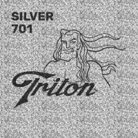 Silver TRITON Glitter 15" X 5Y Roll