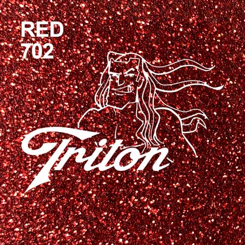 Red Triton Glitter 15 x 5Y Roll
