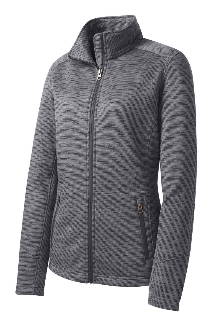 port authority digi stripe fleece jacket