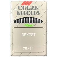 Organ Embroidery Needles 11/75 REG (Sharp) Metallic Eye