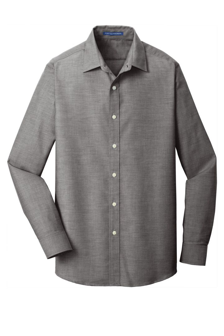 Download Port Authority ® Slim Fit Superpro ™ Oxford Shirt | Colman ... Yellowimages Mockups