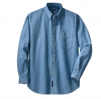 Port & Company &#174; Long Sleeve Value Denim Shirt