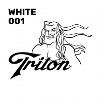 White TRITON 15" X 5Y Roll