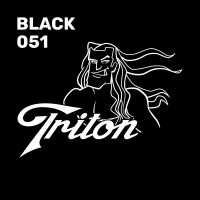 Black TRITON 15" X 5Y Roll