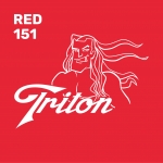 Red TRITON 15" X 5Y Roll