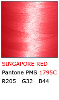 SINGAPORE RED P7037 Polyester Thread
