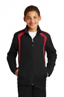 Sport-tek &#174; Youth Colorblock Raglan Jacket