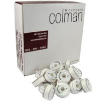 Colman Filament Bobbins - WHITE One Gross