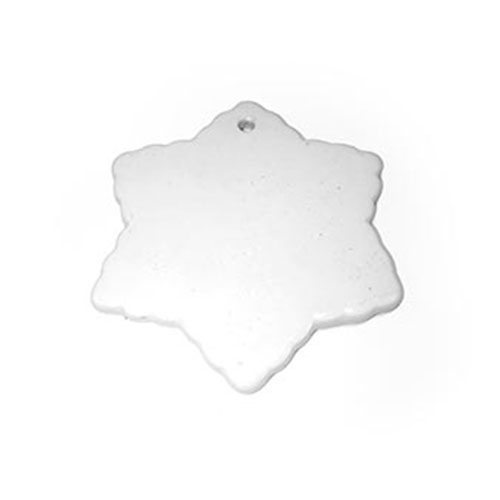 White Ceramic Sublimation Plate - 8 Orca
