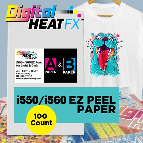 i550/560 EZ Peel Paper for Light & Dark - A4 8.27