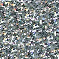 Glitter Silver FDC T-Shirt Vinyl 12" X 20" Sheet