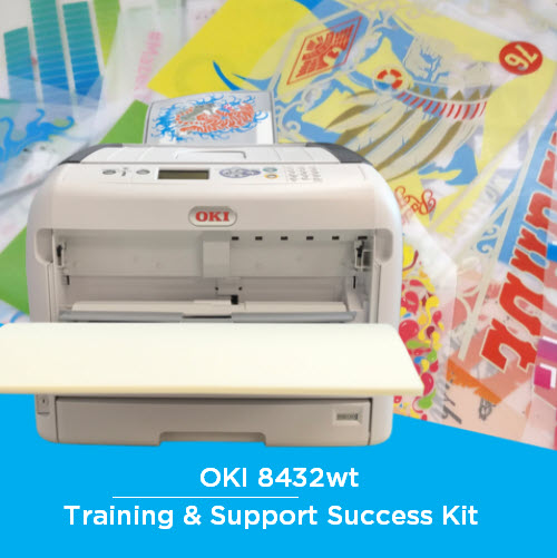 oki white toner printer 8432