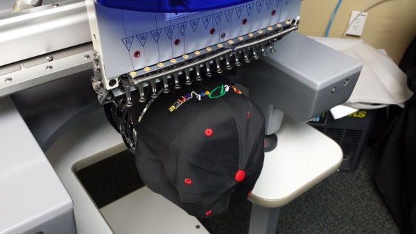 single head commercial embroidery machine