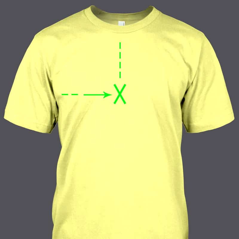 T-shirt design placement guide for eye-catching shirts