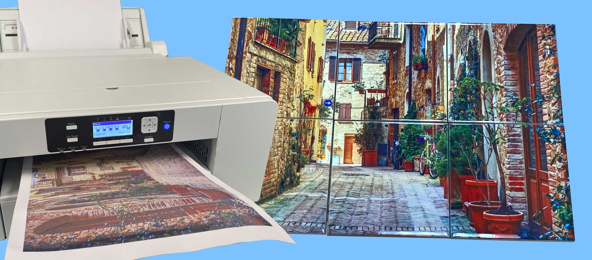 Sublimation printing - Coated Ceramic Plate
