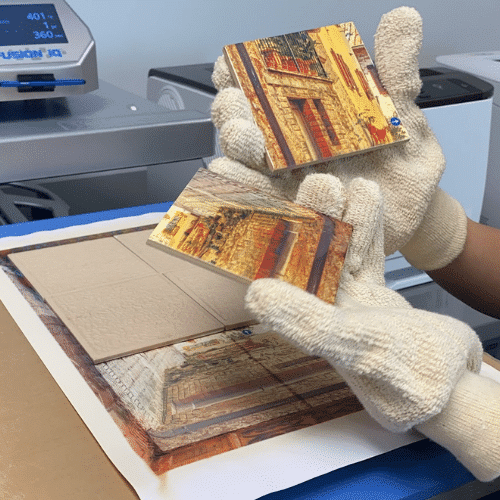 Sublimating Home Depo Tile