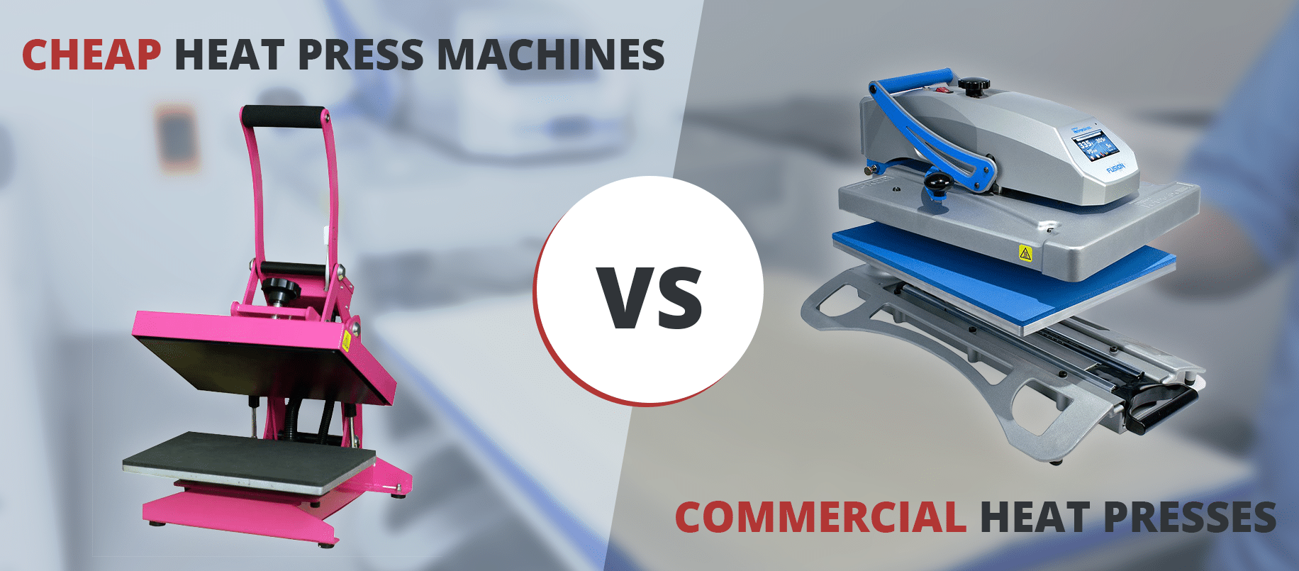 Cheap Heat Press Machines vs Commercial Heat Presses - Heat Press