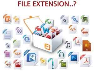 image showing file extensions possible for DTF printing