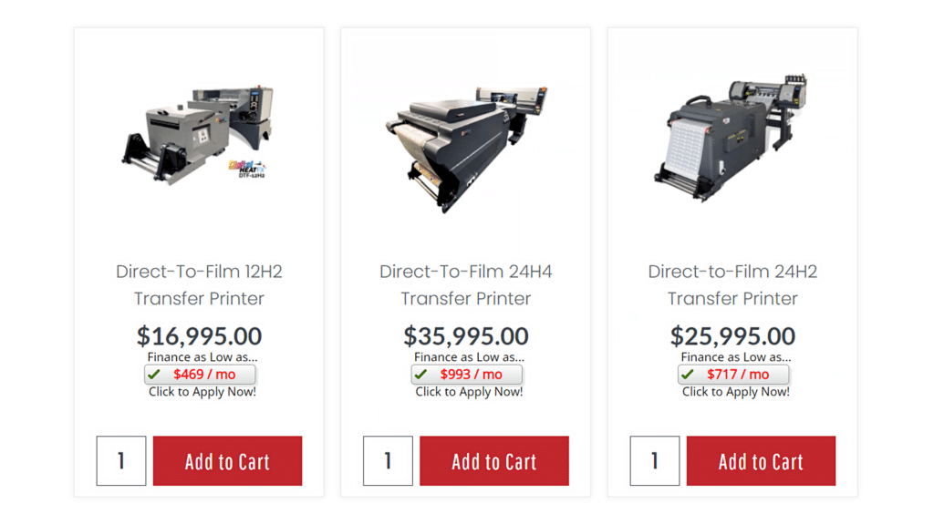 Choose The Roght DTF Printer for Your DTF Transfers
