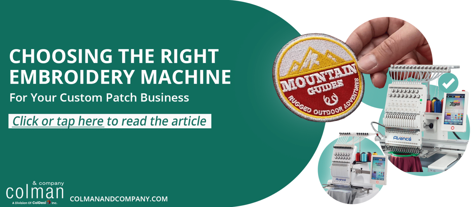 MultiNeedle Embroidery Machines are Ideal for Custom Patches