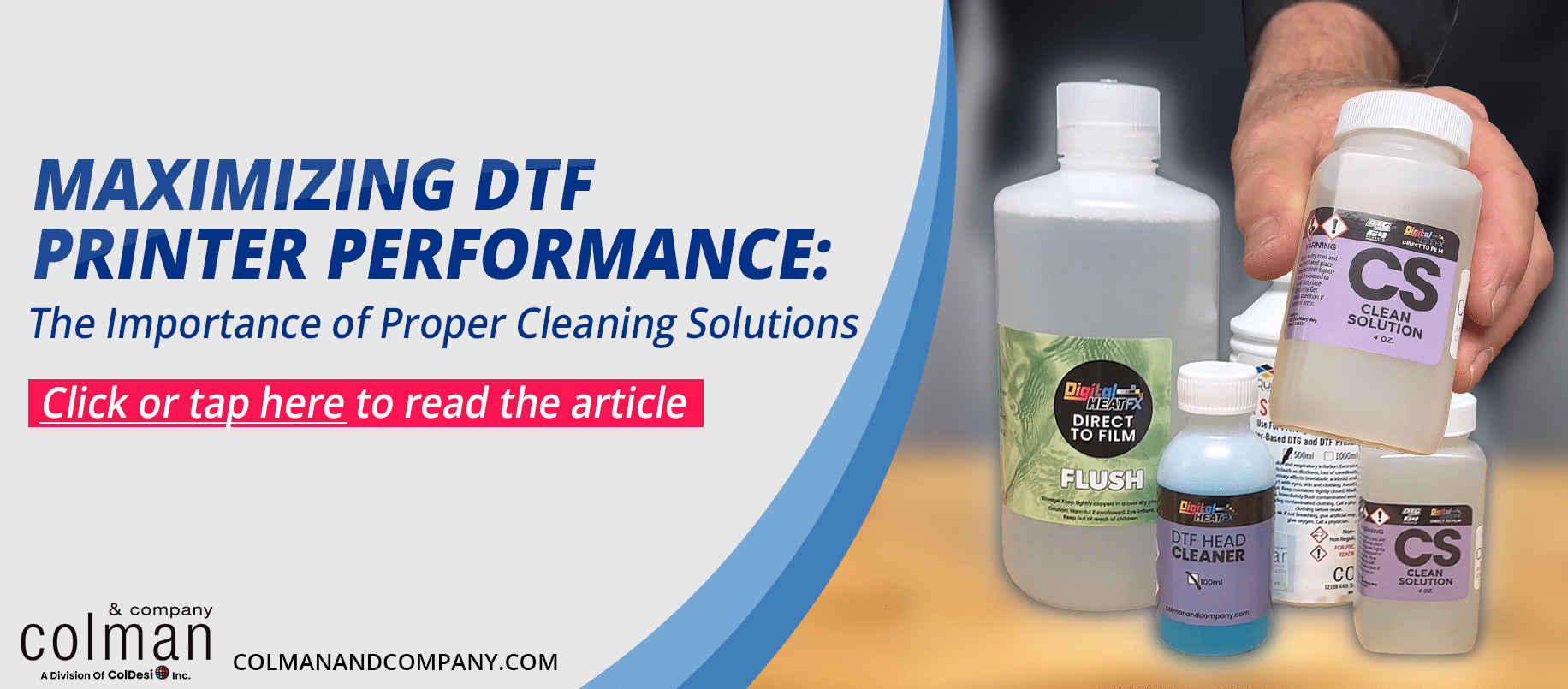 Maximizing DTF Printer Performance: The Importance of Proper Cleaning Solutions