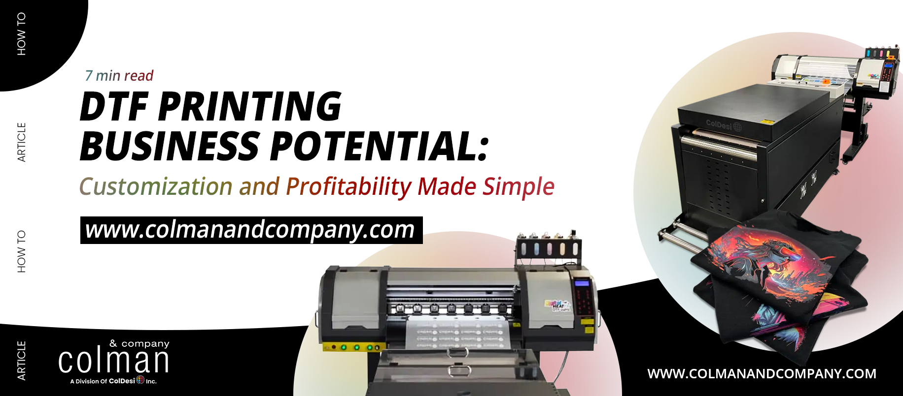 DTF Printing Business Potential: Customization and Profitability Made Simple.