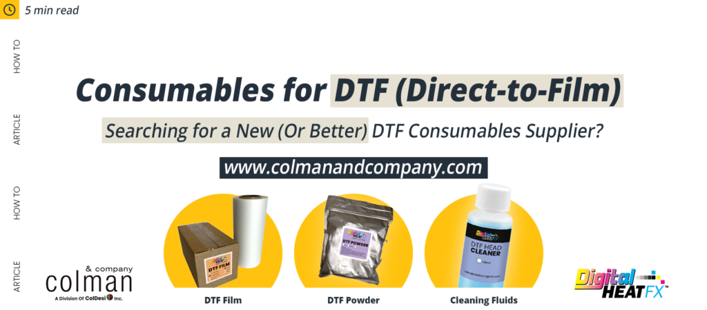 The Critical Role of High-Quality DTF Consumables for Custom Apparel