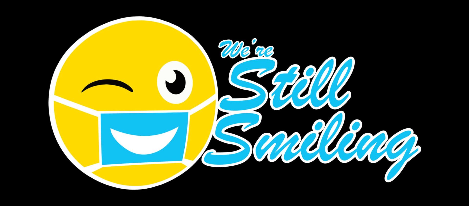 still smiling