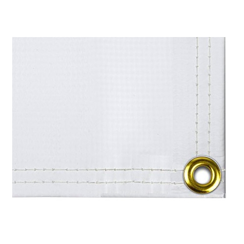 Ready to Hang Details about   3x10 White Blank Vinyl Banner Hems 4 side,Grommets 13oz 