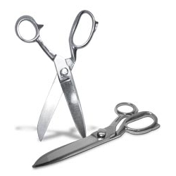 Silver Manicure Scissors, 3.5