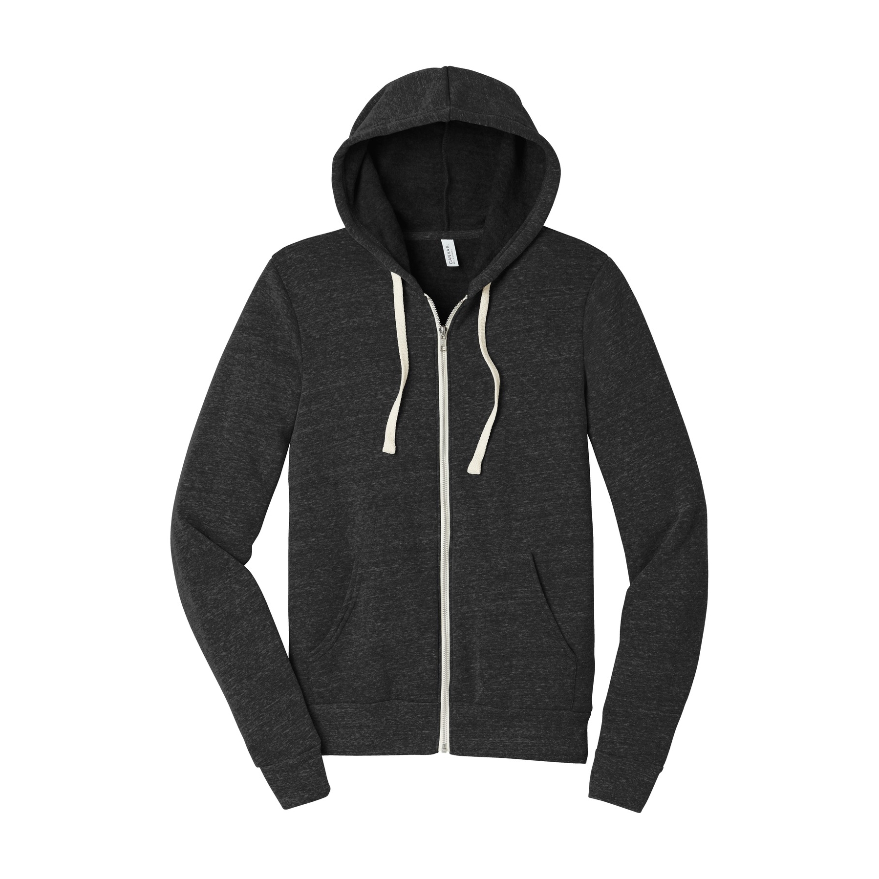 BELLA CANVAS Unisex Triblend Sponge Fleece Full Zip Hoodie. BC3909 Colman and Company