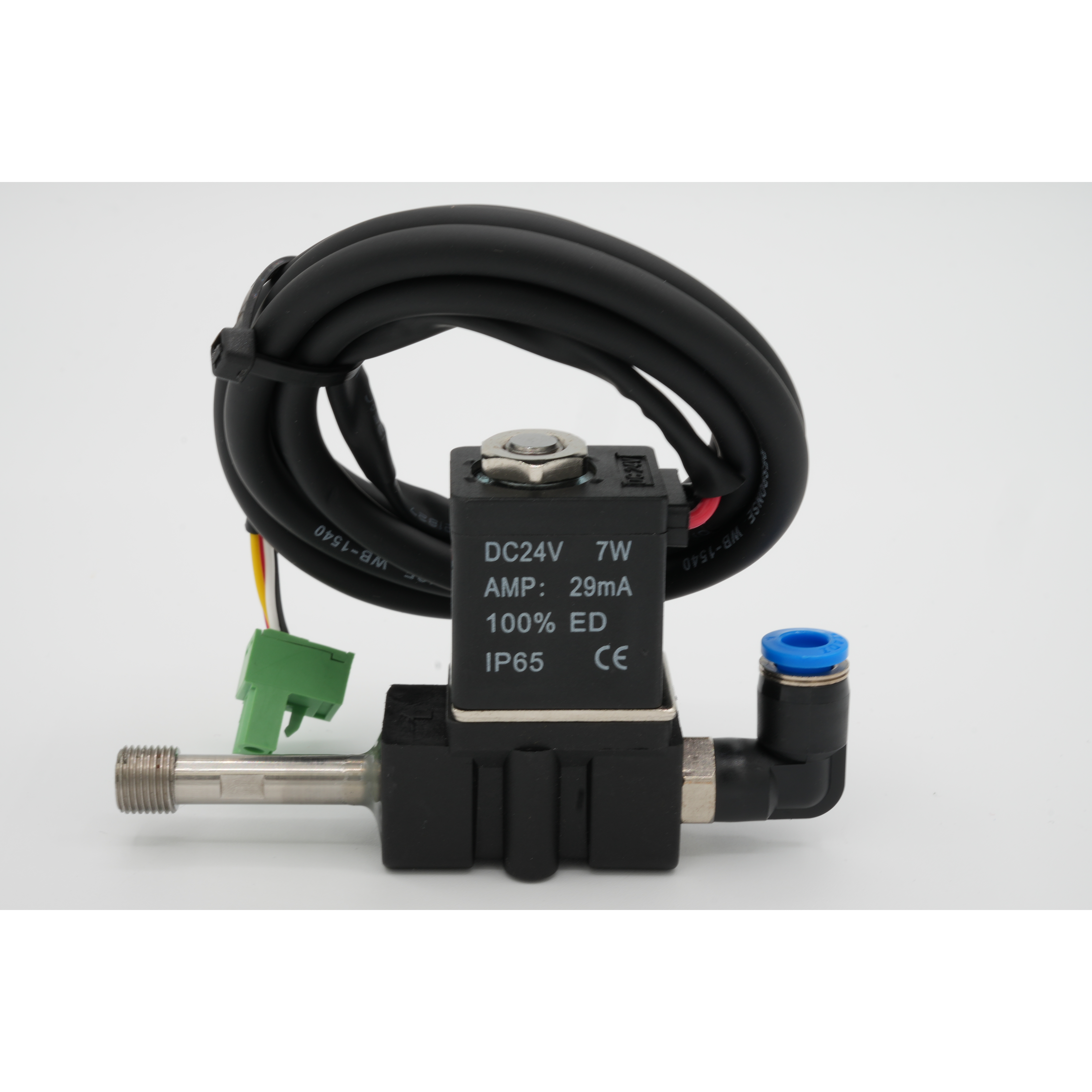 DC Solenoid Valve with Assy 1/8" Plastic 24V