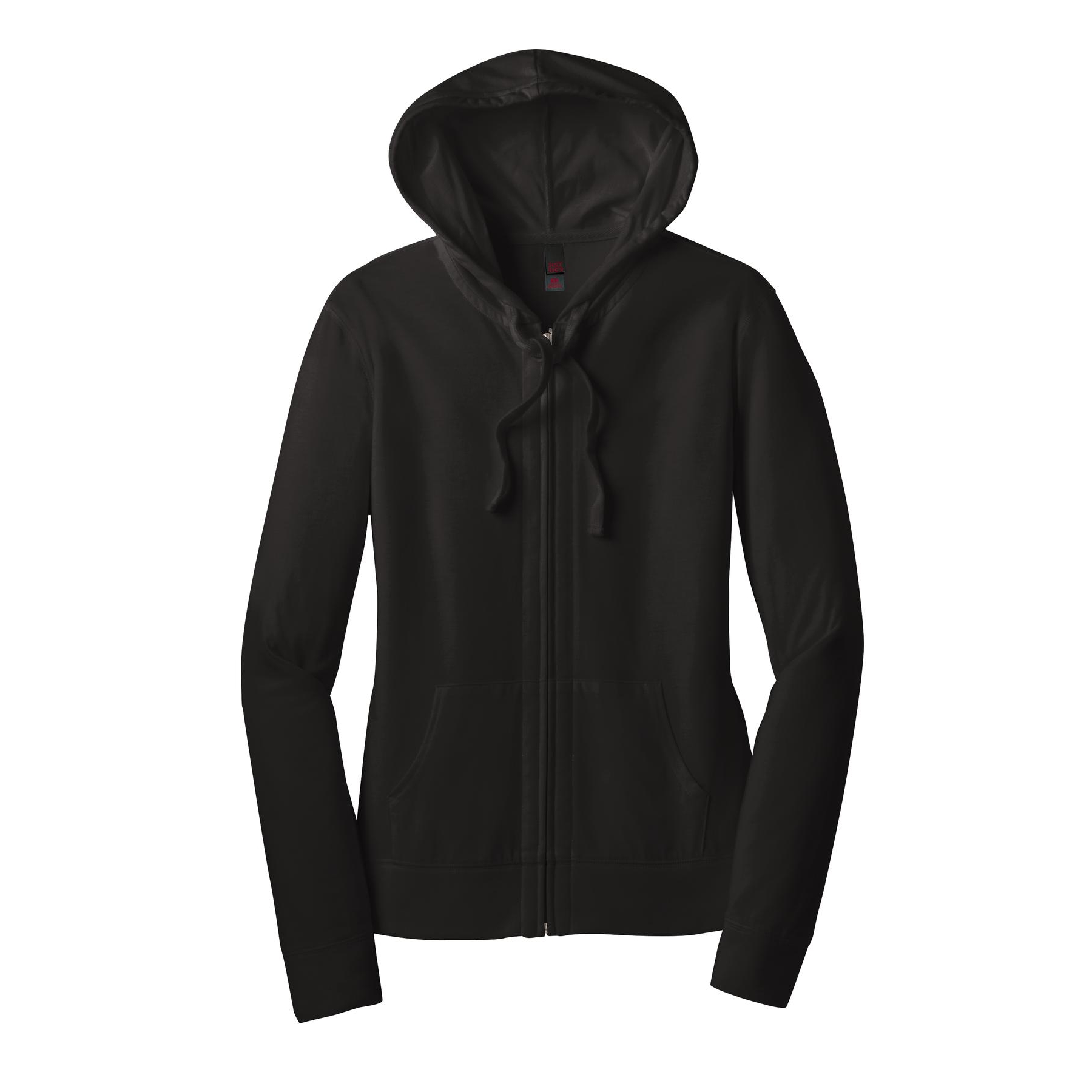 District ® Women's Fitted Jersey Full-Zip Hoodie. DT2100 | Colman and ...