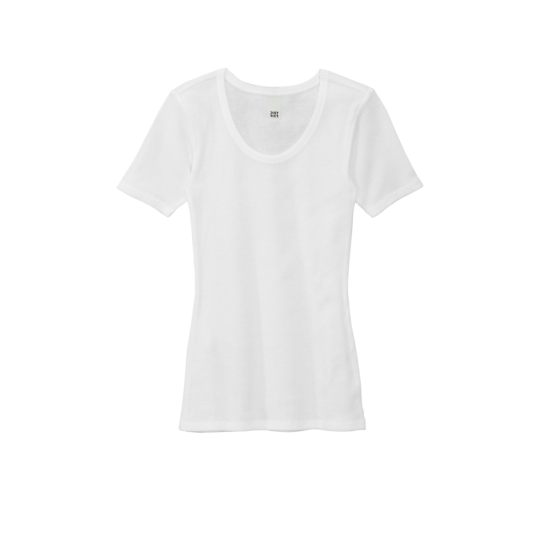 District ® Women's V.I.T. ™ Rib Scoop Neck Tee DT6020 | Colman and Company