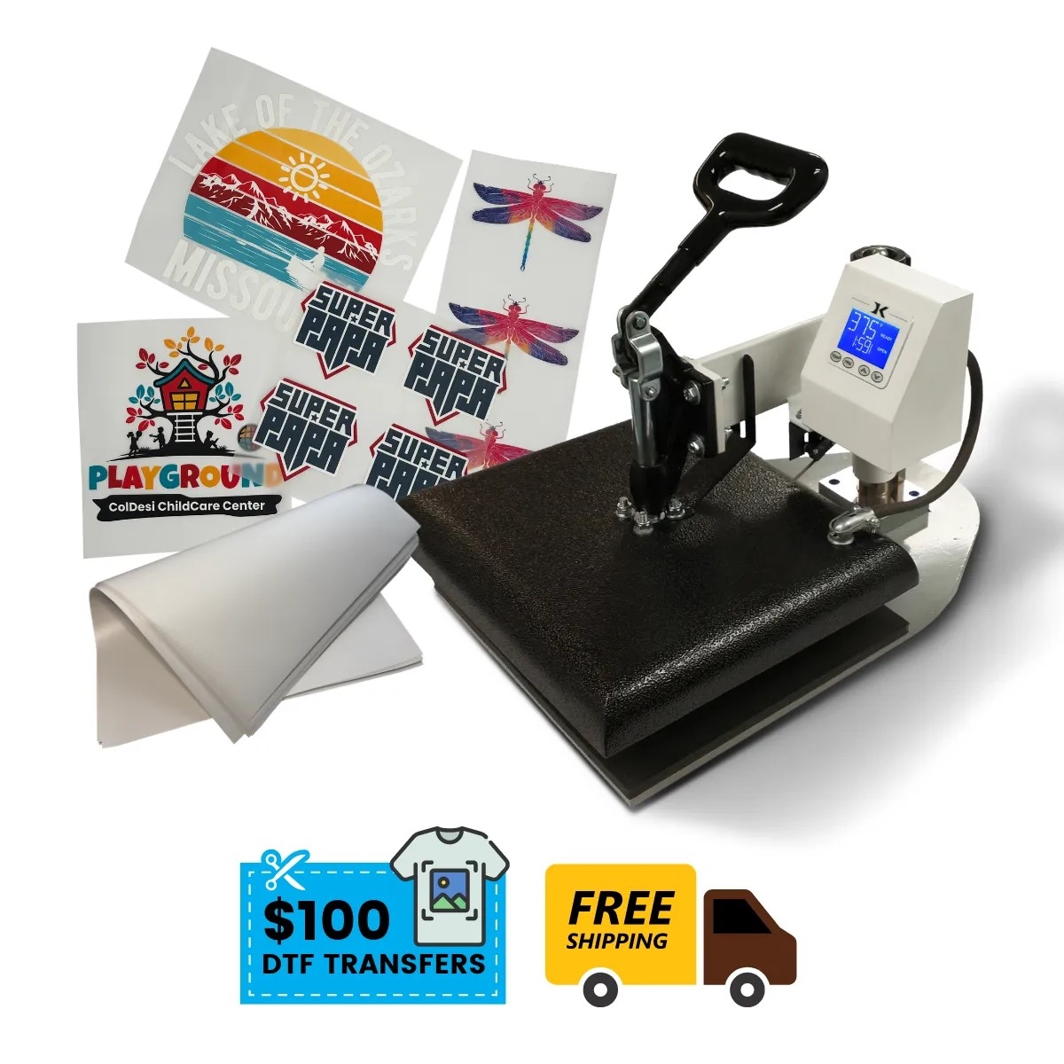 DTF Transfer Heat Press - Geo Knight DK14S | Colman and Company