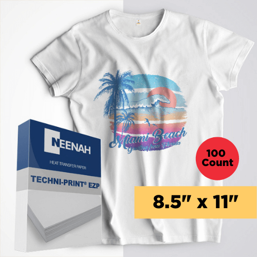 TechniPrint EZP Laser Printer Heat Transfer Paper for Light Color Fabrics  TechniPrint EZP for laser printers is the new and revolutionary heat  transfer paper from Neenah Paper - designed for the easiest