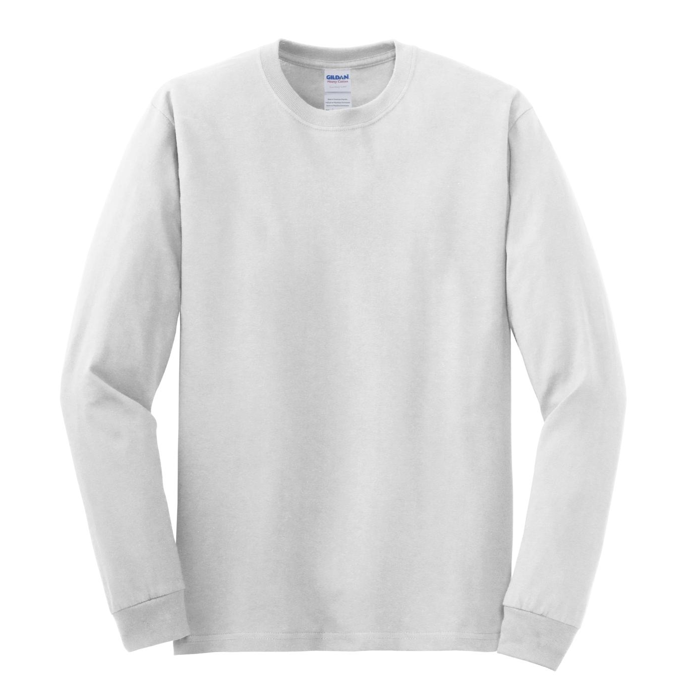 Gildan ® - Heavy Cotton ™ 100% Cotton Long Sleeve T-Shirt. 5400 ...