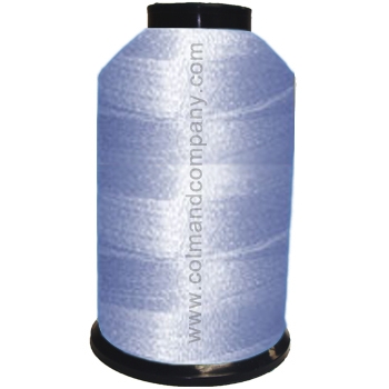 Polyester Embroidery Thread, Blue Iris, 5000m cone