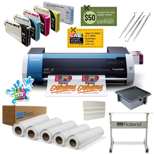 Roland BN20A Printer and Cutter Essential Package Colman and Company