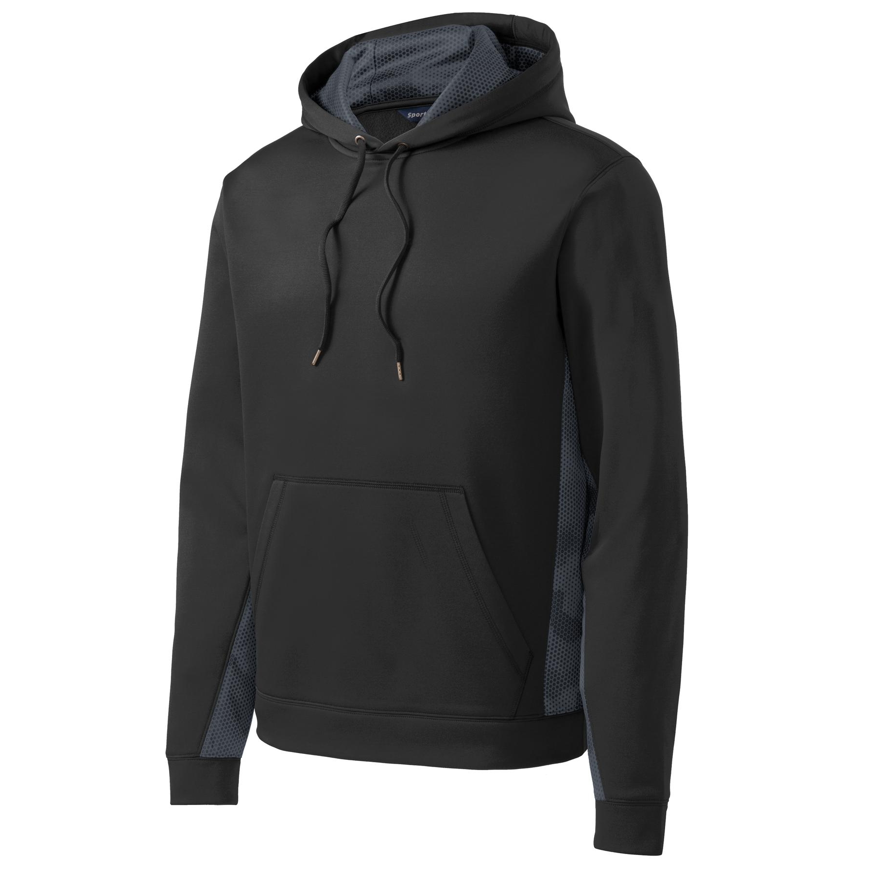 Sport-Tek ® Sport-Wick ® CamoHex Fleece Colorblock Hooded Pullover