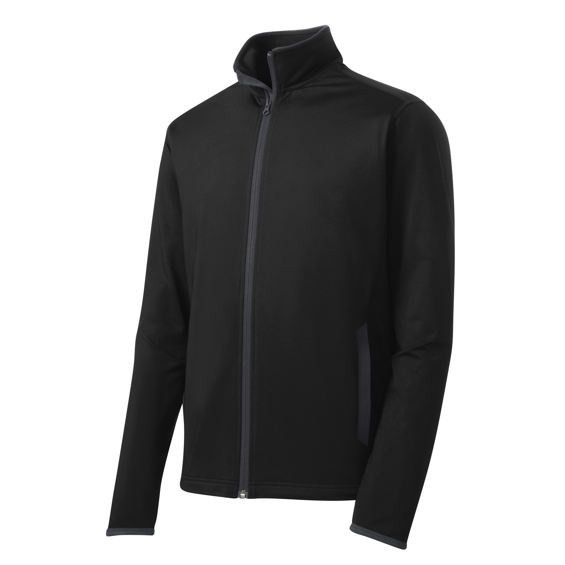 [LOW CLASSIC] / ☆ 25SS CONTRAST ZIP-UP SHORT JACKET / BLACK sport-tek-174-sport-wick-174-