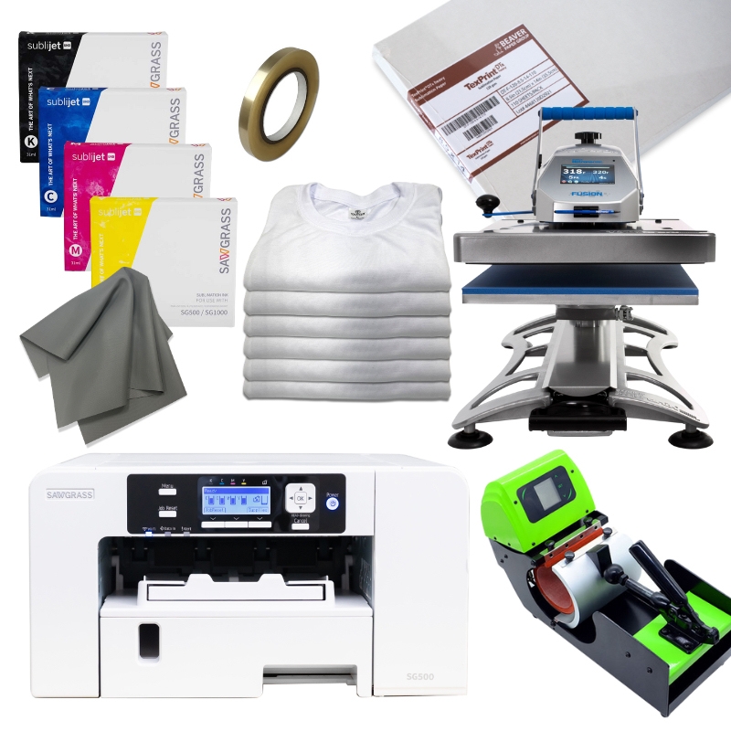 Sublimation SG500 Essential Kit with Heat Press